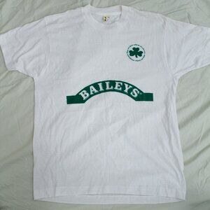 BAILEYS vintage tee shirt promo Irish Cream whiskey promotional Screen Stars NEW